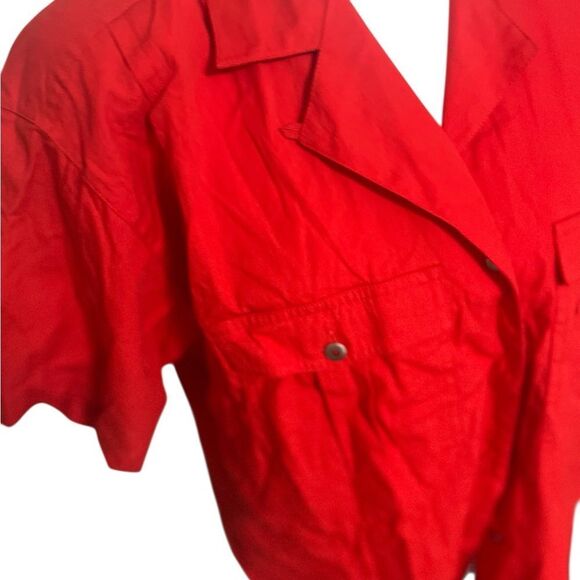 Vintage Women LizWear Button Down
Red Shirt NWT Large headstock pockets - Picture 7 of 14